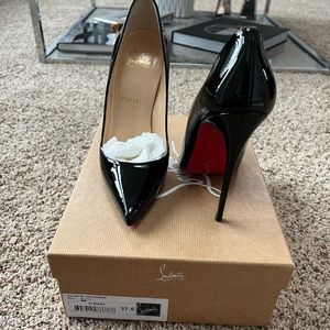 Christian Louboutin Kate 120 black patent